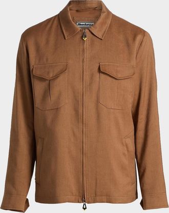 Sartorio Men & apos;s Joly Linen-Wool-Mohair Jacket