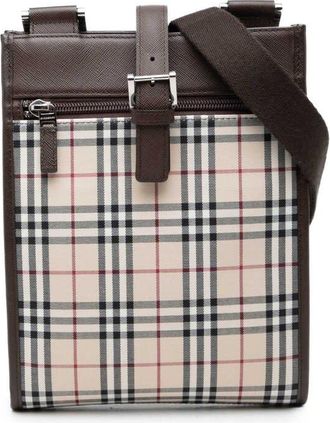 Burberry Pre-owned Burberry House Check Canvas Crossbody Ladies MRPO1QSG5F96MNAA