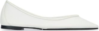 Jacquemus White Slip On Ballet Flats