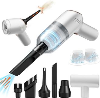 OEM Aspiradora Para Coche 3 En 1, Potente Aspiradora Port&aacute;til Inal&aacute;mbrica De 20.000 Pa, Aspiradora De Mano Multifuncional Con Cargador Tipo C Y 3 Filtros 
