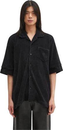 VETEMENTS Overhemden, Heren, Zwart, M, Katoen, Handdoek Shirt