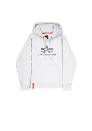 Alpha Industries Hoodie ALPHA INDUSTRIES Basic Hoodie BL, Herren, Gr. XS, grau (pastel grau), Obermaterial: 80% Baumwolle, 20% Polyester, regular fit, Sweatshirts Hood