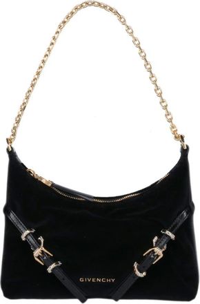 Givenchy Voyou Schoudertas - Dames - Schoudertassen - Zwart - ONE Size - Tassen
