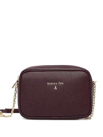 Patrizia Pepe Crossbodytas met logodetail - Rood