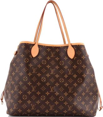 Louis Vuitton Borsa tote Neverfull GM in tela con monogramma - Marrone