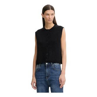 Marc O'Polo Chaleco de mezcla de lana - Jackets - Mujer - Azul - S