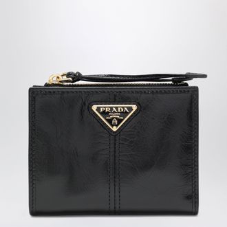 Prada Black leather small wallet