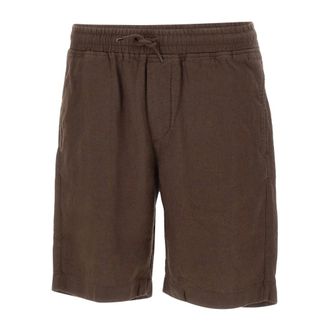 Colmar Linen Bermuda Shorts - male - Colmar - Trousers & Shorts - Brown - S - Sport
