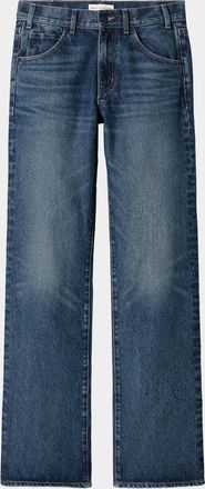 Nili Lotan Roxane Mid-Rise Straight-Leg Jeans