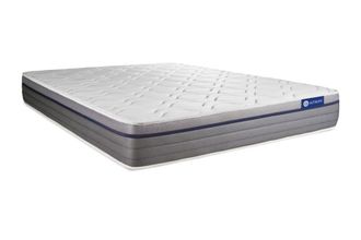 Actisom Colch&oacute;n blanco con l&aacute;tex y espuma viscoel&aacute;stica 150 x 190