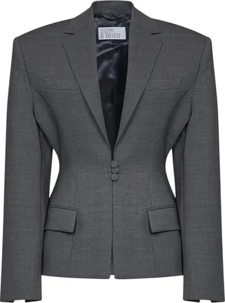 Giuseppe Di Morabito Jassen, Dames, Grijs, XS, Wol, Blazer