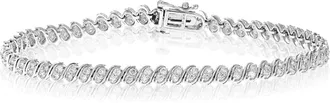 Vir Jewels 1.50 cttw Lab Grown Diamond Tennis Bracelet in Sterling Silver 7 Inch For Women