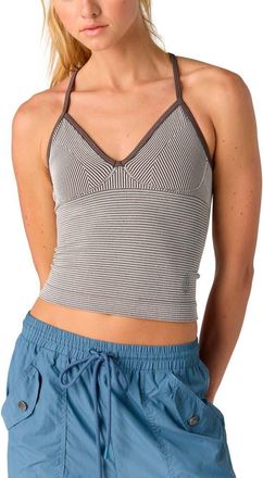 Free People FP Movement Perfectly Plated Rib Tank in Chocolate at Nordstrom, Size Medium/large