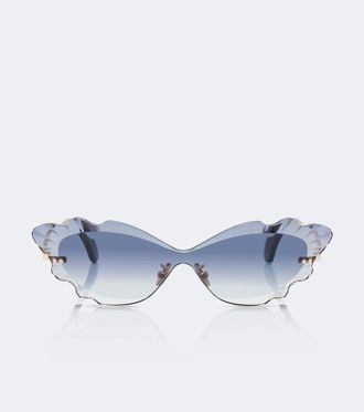 Aquazzura Occhiali da sole cat-eye Palm Beach