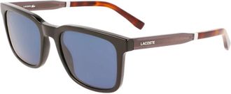 Lacoste Square Zonnebrillen - Heren - Zonnebrillen - Zwart - 53 MM - Accessoires