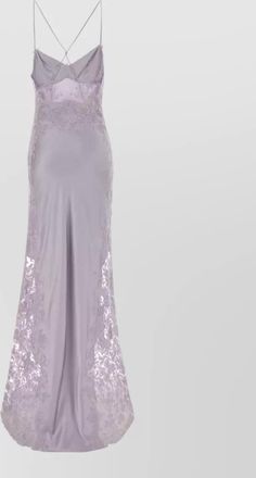 Ermanno Scervino satin long gown