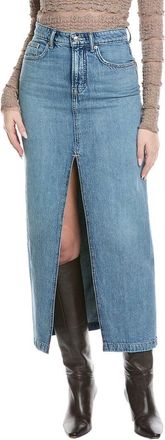 Free People We The Free Nothing Better Denim Maxi Skirt