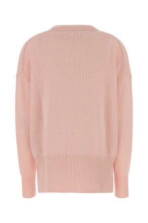 Jil Sander Womens Pink Cashmere Oversize Sweater Lightpink Maglieria