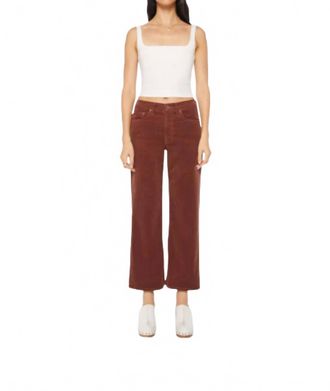 Mother Mid Rise Maven Ankle Jeans In Hopscotch Aztec