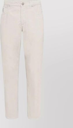 Brunello Cucinelli trousers with back pockets and belt loops