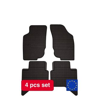 OEM Alfombrillas De Goma Para Coche, M&aacute;xima Protecci&oacute;n, Dise&ntilde;o F&aacute;cil De Limpiar, Color Negro