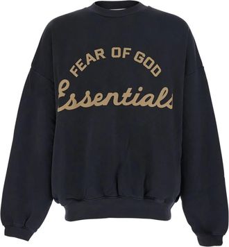 Fear of God Training 90s Crewneck Sweatshirt - Heren - Sweatshirts - Zwart - M - Katoen - Hoodies & sweatvesten