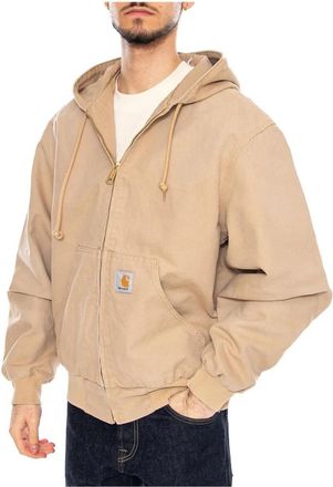 Carhartt Work in Progress OG Active Jacket - Heren - Vesten met rits - Bruin - S - Hoodies & sweatvesten