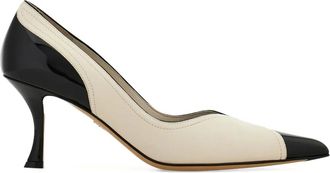 Ferragamo Pumps in pelle 70mm - Bianco