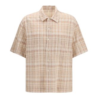 Sunflower Camicia Adam a Maniche Corte - - Shirts - Uomo - Beige - M