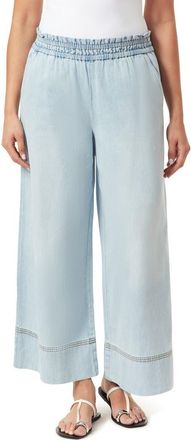 Kensie Drapey Stitch Detail Wide Leg Jeans in Logan at Nordstrom Rack, Size X-Large