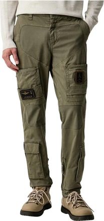 Aeronautica Straight Broeken - Heren - Straight fit broeken - Groen - XL - Katoen - Broeken