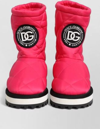 Dolce & Gabbana quilted mid calf boots
