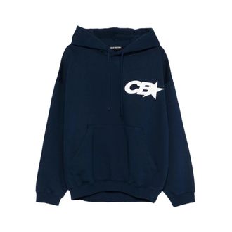 Cole Buxton Hoodies & sweatvesten, Heren, Blauw, M, Katoen, Design Studio Hoodie
