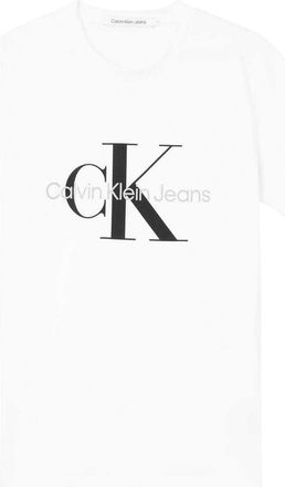 Calvin Klein Heren Monogram T-Shirt (Wit)