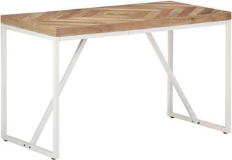vidaXL Vidaxl - Tavolo da Pranzo 120x60x76 cm Legno Massello di Acacia e Mango