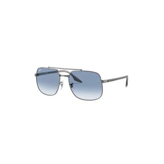 Ray-Ban Vierkante Zonnebril - unisex - Zonnebrillen - Grijs - 56 MM - Accessoires