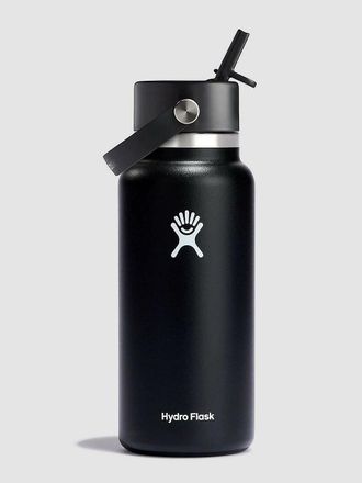 Hydro Flask 32 Oz Wide Flex Straw Cap Flasche black