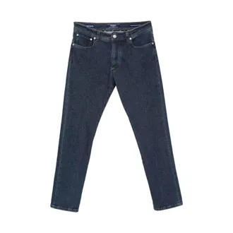 Barba Vaqueros Denim de Cinco Bolsillos con Cremallera - Jeans - Hombre - Azul - W33