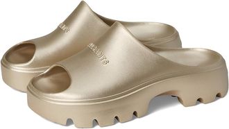 AllSaints Eclipse Slider Womens Wedge Shoes Gold : 10 M, Synthetic