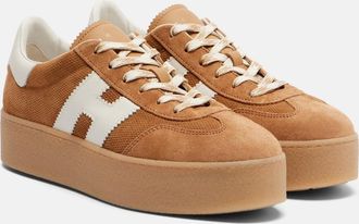 Hogan H698 suede platform sneakers