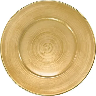 Anna Weatherley Annas Charger Plate in Brushed Gold at Nordstrom