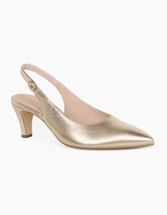 Gabor Womens Lazona Womens Court Shoes - Gold - Size: 6.5
