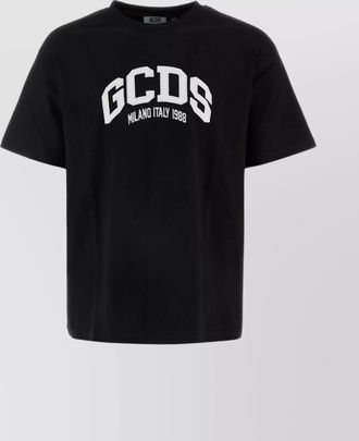 GCDS crew neck cotton t-shirt