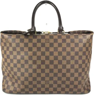 Louis Vuitton Brown Damier Canvas Boston Bag Handbag Tote Bag (Pre-Owned)