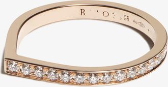 Repossi 18K Rose Gold Antifer Diamond Ring - Womens - Diamond/18kt Rose Gold