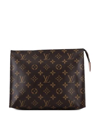 Louis Vuitton Toiletry Pouch Monogram Canvas 26 clutch bag - Bruin