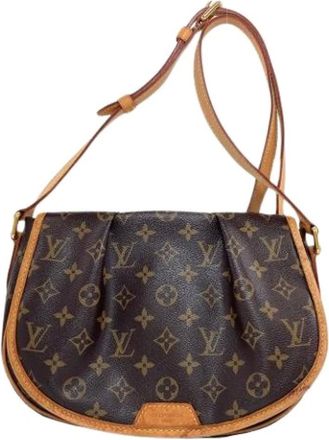 Louis Vuitton Pre-owned Cross Body Bags, female, Brown, Size: ONE SIZE Pre-owned Vintage Monogram Shoulder Bag