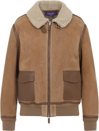 Ralph Lauren Beige Bomber Jacket