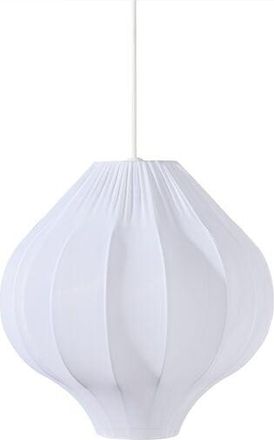 Miliboo Lampada a sospensione in tulle bianco L33 cm shell
