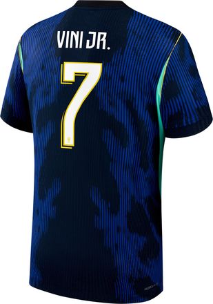Nike Jordan Vin&iacute;cius J&uacute;nior Brazil National Team 2026 Match Away Jordan Mens Dri-FIT ADV Soccer Jersey in Blue | NN203940206-CBF